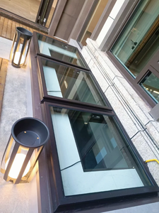 Techo solar motorizado de cielo artificial personalizado, tragaluces abiertos, Casa Grande de cristal, tragaluz de aluminio, ventana de techo a la venta - Product Image 6