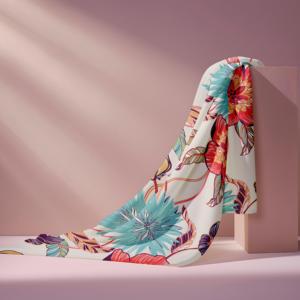 Nouveaux motifs floraux populaires, tissu en coton biologique léger imprimé numériquement pour sacs, chemises, jouets, filles, garçons - Product Image 2