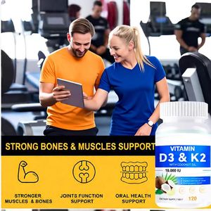 <span class=keywords><strong>Micro</strong></span> Ingredients Capsules de Vitamine D3 K2 Faciles à avaler Soutien immunitaire et cardiaque Non destiné aux femmes enceintes et aux nouveau-nés Non-OGM - Product Image 2
