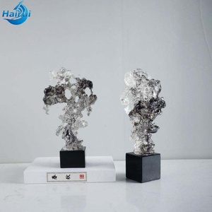 Escultura Moderna de Libélula en Resina Transparente, Figura Decorativa Pintada a Mano para el Hogar - Product Image 6