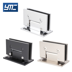 Bisagras de puerta de cristal de ducha con resorte hidráulico de aleación de Zinc, accesorios de cierre de suelo compensado de alta resistencia <span class=keywords><strong>para</strong></span> uso en el baño - Product Image 3