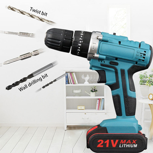 <span class=keywords><strong>Taladro</strong></span> eléctrico de impacto de 13mm con batería recargable de fabricante F, martillo eléctrico con mango - Product Image 4