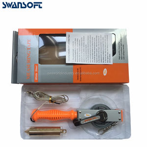 Cinta métrica de medición de aceite de acero inoxidable, color blanco y negro, con peso de latón - Product Image 4