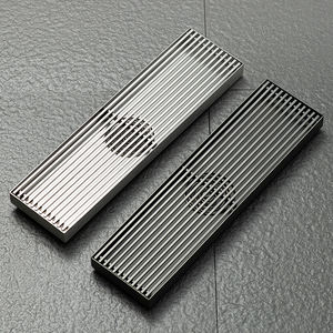 Cubierta extraíble <span class=keywords><strong>Rejilla</strong></span> Lavabo Escurridor Residuos Fregadero de cocina Rectangular Desagüe de piso de jardín - Product Image 5