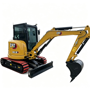 Mini-excavatrice d'occasion CAT 303.5E2, excavatrice hydraulique sur chenilles d'occasion de haute qualité, CAT 303.5E 305.5 306 307 d'occasion - Product Image 1