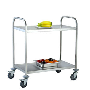 Chariots de service de restauration, chariots de cuisine en acier inoxydable de taille moyenne, chariot de service d'hôtel - Product Image 2