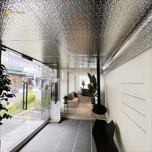 EX029 One Stop Factory Metal Ceiling Wall Water Ripple <b>Sheet</b> Gold Color Stainless Steel <b>Sheet</b> 201 Premium Stainless Steel <b>Sheet</b> - Product Image 3