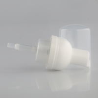 Emballage cosmétique personnalisé, anti-fuite, durable, en plastique PP, distributeur de mousse pour lavage des mains et nettoyant facial, pompe à mousse de 43 mm