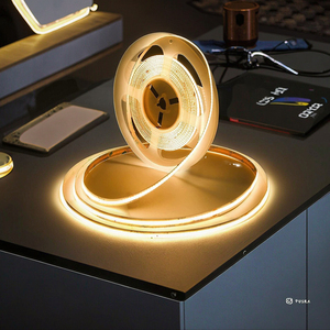 Giá bán buôn COB LED Strip đèn trang trí 12V 24V 120LED không thấm nước IP68 mật độ cao không có bóng cho ngoài trời PVC cơ thể đèn - Product Image 3