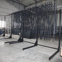 Factory Sell Modern Flooring Hanging Rug Rack Carpet Display Stand