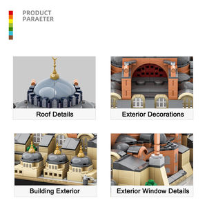 Wange 6237 Hagia Sophia Assemble Block Bricks Model Children Educational Assembly Building Block Set Plastic Toy <b>Gift</b> Juguetes - Product Image 4