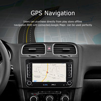 7 ''écran tactile Android autoradio stéréo Audio GPS Navigation lecteur Dvd de voiture pour VW POLO GOLF PASSAT JETTA TIGUAN TOURAN