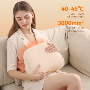 Cómoda terapia de calefacción cuello masajeador almohada ajustable 15 ° cabezales de masaje varios diseños de forma de cuello para un mejor masaje corporal - Product Image 3