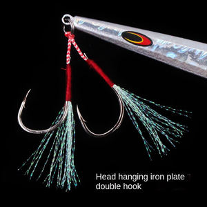 เหยื่อจิ๊กโลหะสำหรับตก<span class=keywords><strong>ปลา</strong></span>ทะเลน้ำลึก 110 กรัม-320 กรัม แบบเหยื่อจมน้ำเร็ว สำหรับการตีไกล ใช้ตกปลาทะเลและปลากะพง - Product Image 4