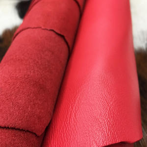 Nouveau populaire cerise <span class=keywords><strong>tomate</strong></span> rouge cuir <span class=keywords><strong>de</strong></span> mouton pour chaussures meubles canapés sacs à main bagages Costumes <span class=keywords><strong>race</strong></span> mélangée mouton - Product Image 3