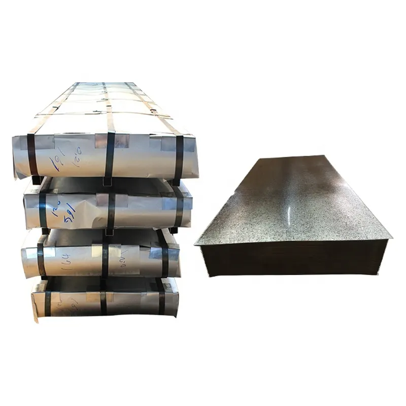 Ms Zn Coated Sheets Gi Gp plain Sheets Hot Dip galvanized steel sheet plates coil