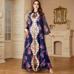 Noor jahan của nhà thiết kế mới nhất của bộ sưu tập nặng thêu làm việc phù hợp với trong Hoàng Gia xuất khẩu được làm từ Organza váy vải bán buôn - Product Image 3