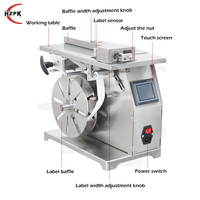 HZPK Machine d'étiquetage d'angle manuelle semi-automatique de boîtes à 90 degrés pour carton Boîte de papier d'étanchéité à angle droit