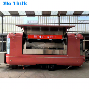 Индивидуальный фудтрак из нержавеющей стали с полным комплектом кухонного оборудования, зоной для барбекю и кофе, устойчивый к ржавчине, для использования на улице - Product Image 2