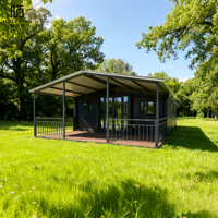 Bureau préfabriqué personnalisé en conteneur, design moderne, bureau modulaire portable