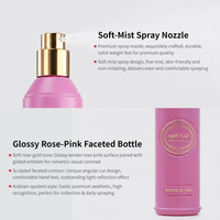 Vente en gros de parfums miniatures de luxe 30 ml, vaporisateur original pour femmes, aux senteurs florales fruitées, rose, lait, meringue, vanille
