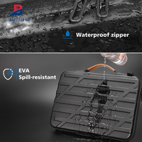 Brillant personnalisé étanche Eva coque rigide voyage étui pour ordinateur portable Portable léger haute qualité étuis pour ordinateur portable