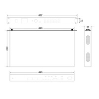 Procesador de Video 4K Todo en Uno HD-VP 620A para Sistemas de Pantallas LED Grandes
