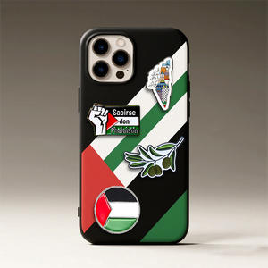 Série d'épingles à revers en métal avec drapeau de la Palestine, ensembles de badges aimantés en émail personnalisés pour la paix, broches patriotiques du Moyen-Orient, communauté Freelastine - Product Image 5