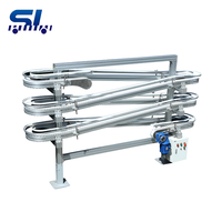 Ligne de convoyage flexible automatique pour bouteilles d'eau minérale et d'eau gazeuse