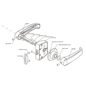 Accessoires d'intérieur de <span class=keywords><strong>camping</strong></span>-<span class=keywords><strong>car</strong></span> Caravane <span class=keywords><strong>Camping</strong></span>-<span class=keywords><strong>car</strong></span> Remorque Serrures de <span class=keywords><strong>porte</strong></span> de toilette Poignées pour salle de bain et salle de <span class=keywords><strong>douche</strong></span> - Product Image 5