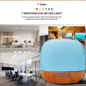 2025 xu hướng mới nhà hương thơm siêu âm Máy tạo độ ẩm không khí dẫn ánh sáng ban đêm bàn điện nhựa khuếch tán mới đến bán - Product Image 6