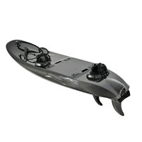 Planche de surf électrique RUSH WAVE F2 72V en fibre de carbone, course professionnelle, jetsurf le plus rapide avec refroidissement par eau, 75 km/h