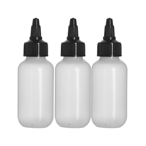 Reutilizable HDPE 60ml 2oz 100mL 3,4 oz Botellas aplicadoras de plástico para herramientas de pintura DIY Botellas aplicadoras de pegamento para apretar - Product Image 1