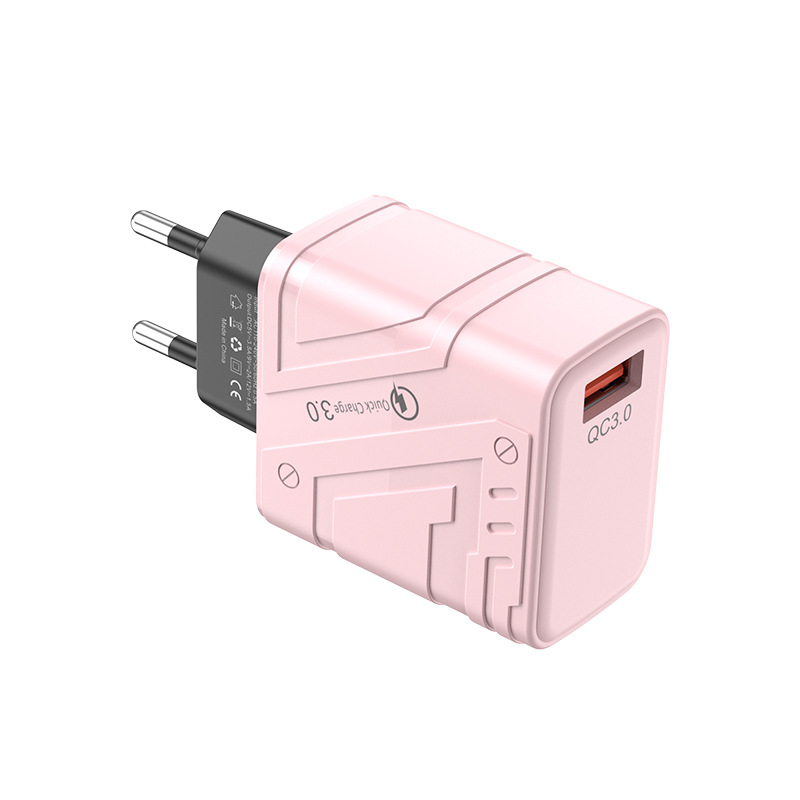 Enchufe DE LA UE rosa