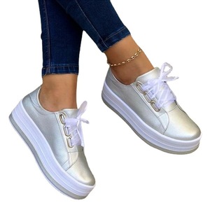 Women Large Size <strong>Round</strong> <strong>Toe</strong> Flat Platform Casual Outdoor Fashion Wear <strong>Round</strong> Women Sports <strong>Shoes</strong> - Product Image 5