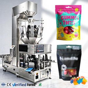 Máquina Automática de Pesaje y Empaquetado para Conteo de Gránulos de Caramelos de Goma, Llenadora y Selladora de Bolsas con Cierre Doypack - Product Image 1