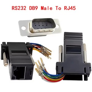 DB9 VGA15 DB25 macho/hembra a RJ45 9 15 25 PIN RS232 VGA adaptador de puerto serie conectores extensor a convertidor extendido <span class=keywords><strong>Ethernet</strong></span> - Product Image 6