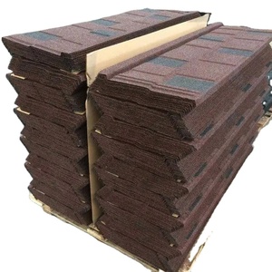 Waterdichte Traditionele Stijl Shinhle Dakpan 0.20Mm Steen Gecoate Synthetische Hars En <span class=keywords><strong>Terracotta</strong></span> Dakpannen Voor Villa 'S