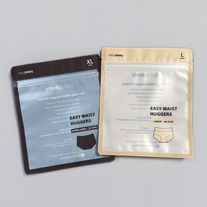 Sacchetto per Imballaggio Biancheria Intima, Calze e Abbigliamento con Chiusura <span class=keywords><strong>a</strong></span> Zip, Finestra Satinata e Cerniera, in Mylar - Product Image 2