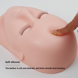 Modelo de Cabeza Humana para Extensión de Pestañas, Herramientas de Belleza, Maniquí para Práctica de Injerto de Pestañas, Modelo con Ojos Cerrados, Herramienta para Principiantes TM-01 - Product Image 4