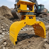 Mejor Precio: Pinza Hidráulica para Chatarra Metálica, Accesorio Acoplable para Excavadora, para Construcción, Agricultura e Industrias, Motor, Engranaje, Bomba