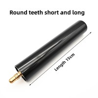Billard-Queue-Verlängerung: Teleskopadapter für kleine und dicke Endstücke im Snooker- und Nine-Ball-Stil