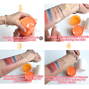 Nettoyant pour <span class=keywords><strong>le</strong></span> visage hydratant, démaquillant pour un nettoyage en profondeur et en douceur, baume - Product Image 5