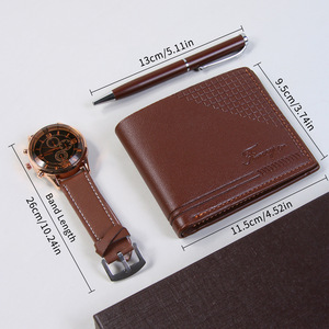 Set de regalo empresarial para hombre: reloj, billetera, bolígrafo, lujoso y exquisito, para el Día de San Valentín o el Día del Padre - Product Image 2