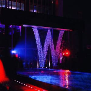 Rideau d'eau d'intérieur personnalisé, cascade, lumière numérique décorative, pour hôtel - Product Image 4