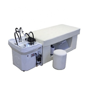 KISEN Modern Design Multiple Shower Heads Spa Shampoo <b>Bed</b> for Hair Salon Portable Sink Water Therapy Circulation Shampoo <b>Bed</b> - Product Image 1