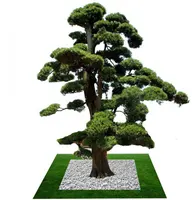 SJ10045 Kunstmatige Pine Bonsai/Yacca Boom Planten Bonsai Voor Verkoop