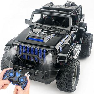 Voiture RC Brushless Haute Vitesse 80KM/H à l'échelle 1/16, 2.4G 4x4, Camion de Course Tout-Terrain en Plastique avec Phares LED, Résine, Drift, Câble USB - Product Image 3