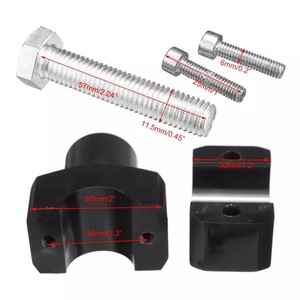 <span class=keywords><strong>Accessoire</strong></span> <span class=keywords><strong>moto</strong></span> - Kit de rehausse de selle Cruise Brand - Support de fixation de selle avec dégagement de 25 mm - Product Image 1