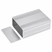Boîtier en alliage d'aluminium sur mesure 145*68mm pour alimentation de circuit imprimé, boîte de jonction d'instrument, boîtier de projet OEM IP54